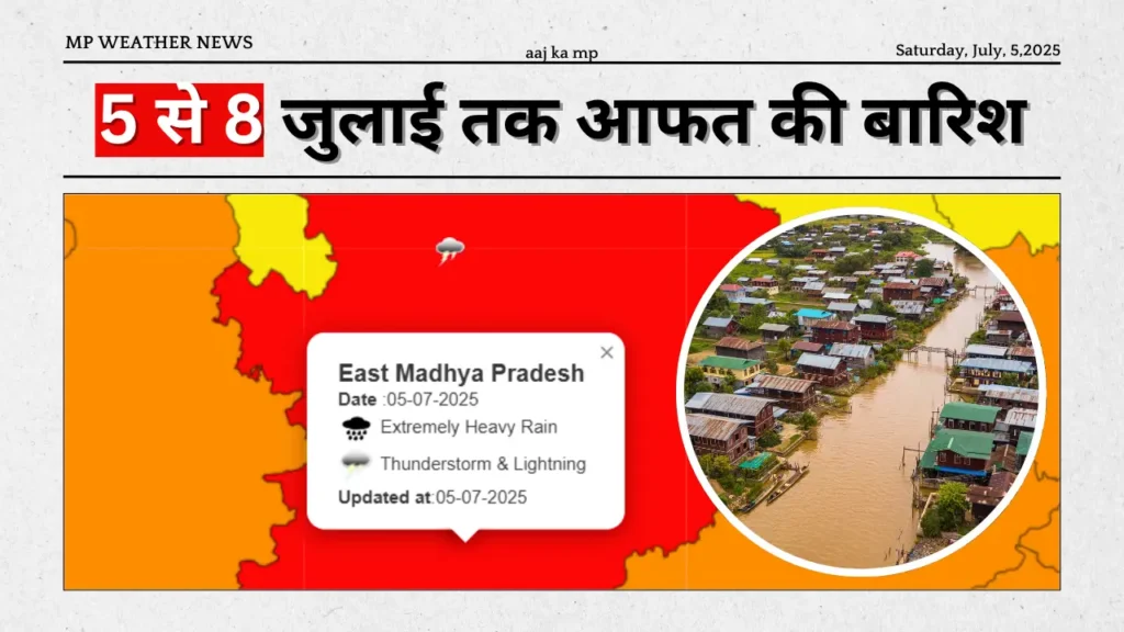 एमपी बारिश अपडेट